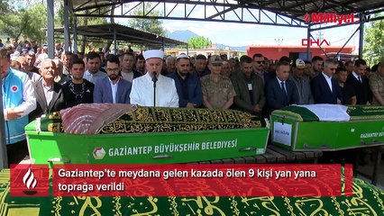 Beton mikseri faciası! 9 kişi yan yana defnedildi