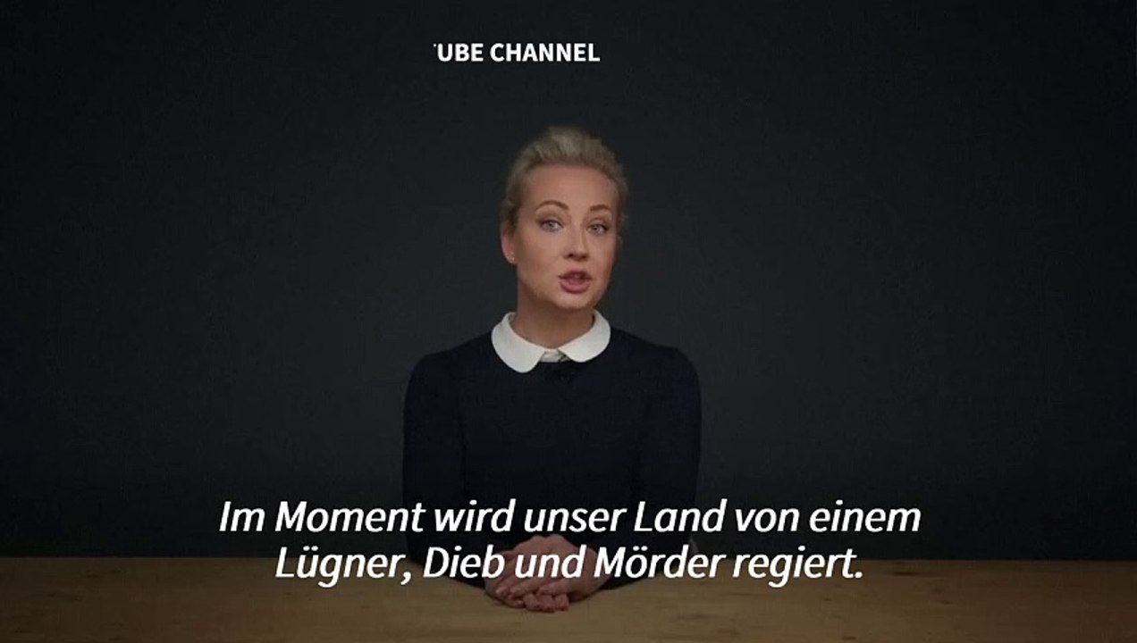 Nawalnaja nennt Putin "Lügner, Dieb und Mörder"