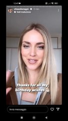 grazie degli auguri per il mio compleanno