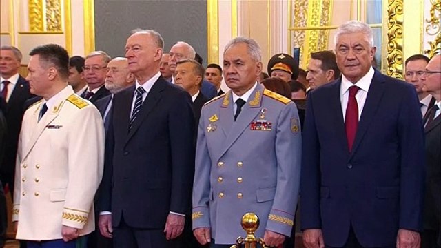 Putin jura quinto mandato como presidente de Rusia y promete victoria