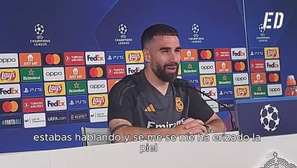 Dani Carvajal: “Estamos muy ilusionados con la Copa de Europa”