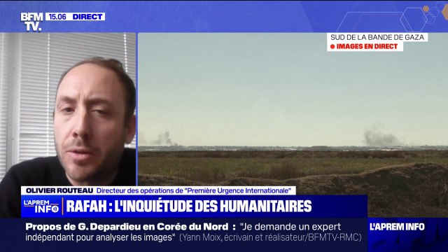 Gaza: La communauté humanitaire est extrêmement inquiète affirme Olivier Routeau (directeur des opérations Première Urgence Internationale )