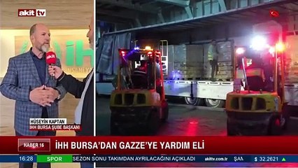 İHH Bursa'dan Gazze'ye yardım eli