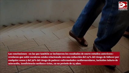 Subir escaleras puede alargar la vida