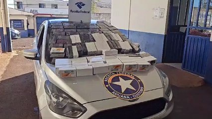 Mais de 130 smartphones apreendidos pela Receita Federal em Cascavel