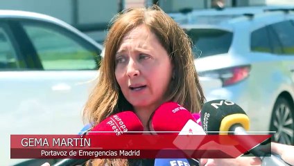 Video herunterladen: Dos trabajadores atrapados y uno herido tras derrumbarse el forjado de un edificio en Madrid