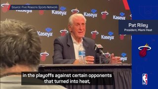 Pat Riley warns Jimmy Butler to 'keep his mouth shut'