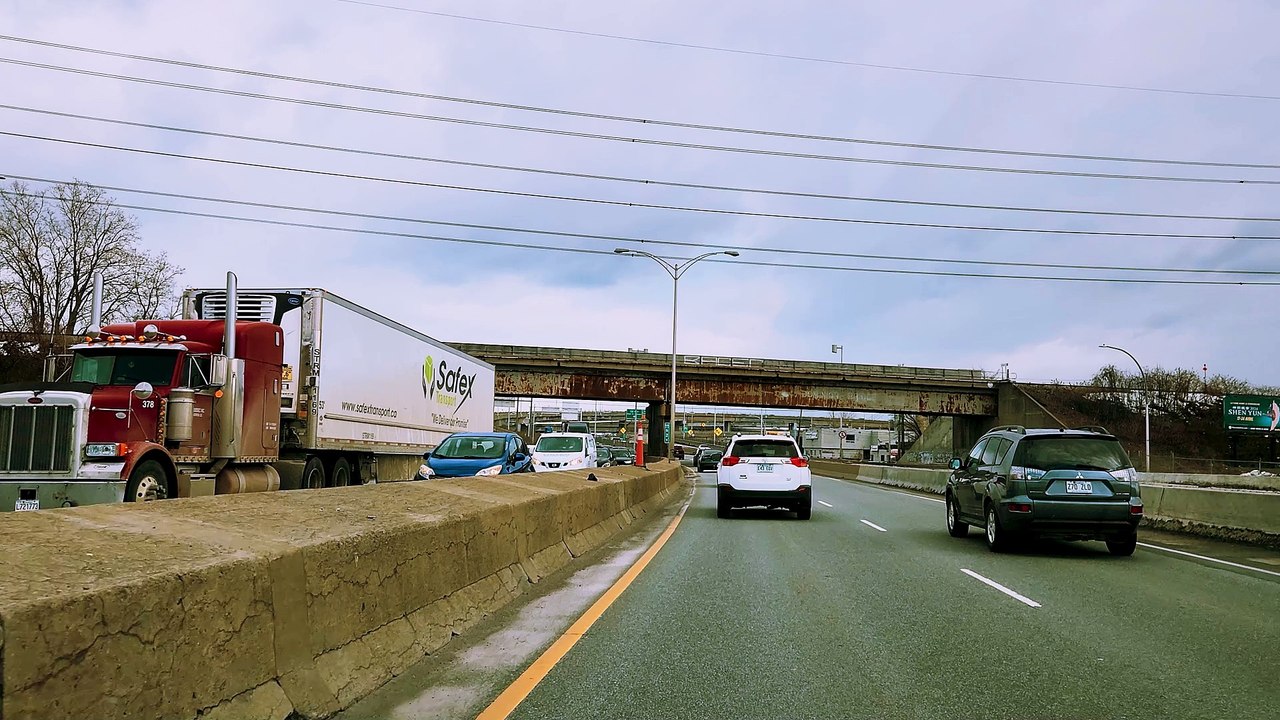 Exploring Highway 20 East in Montreal, Quebec, Canada