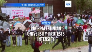 Police break up pro-Palestine university protests in Europe after Israel rejects ceasefire agreement
