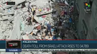 Gaza nears 34,800 killed in Israeli attacks