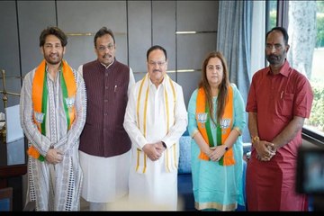 कांग्रेस की पूर्व प्रवक्ता राधिका खेड़ा और अभिनेता शेखर सुमन ने थामा भाजपा का दामन
