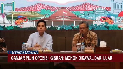 Kata Gibran soal Ganjar Pilih Oposisi: Mohon Dikawal dari Luar