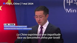 La Chine exhorte Israël à 