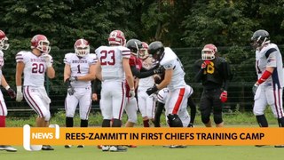 Louis Rees-Zammitt takes part in first Chiefs training camp