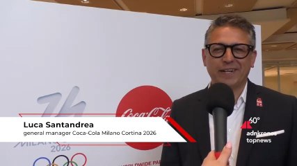 Télécharger la video: Santandrea (Coca-Cola Milano Cortina 2026): “Logo congiunto ci unisce valori delle Olimpiadi 2026”