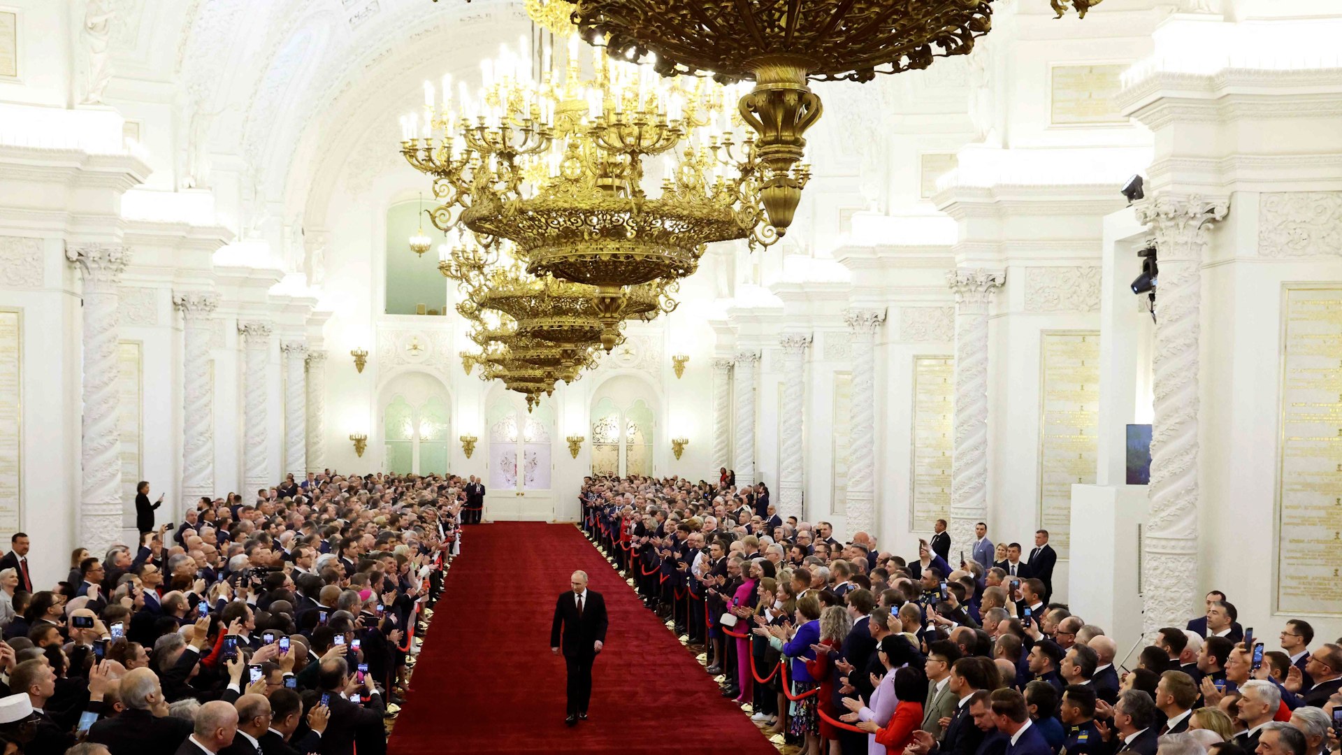 Ceremonia de toma de posesin de Putin