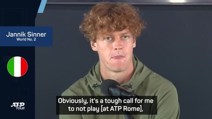 Sinner a doubt for French Open