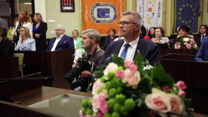 echodnia.eu Agata Wojda po ślubowaniu