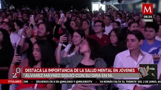 Máynez se reúne con alumnos del Tec de Monterrey y destaca la importancia de la salud mental