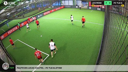 Faute de Lucas  Dautel - FC TLB ALSTOM