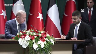 Erdoğan-es-Sabah görüşmesi sonrası Türkiye ve Kuveyt arasında 6 anlaşma