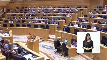 Sanz Vitorio pregunta a Puente en el Senado