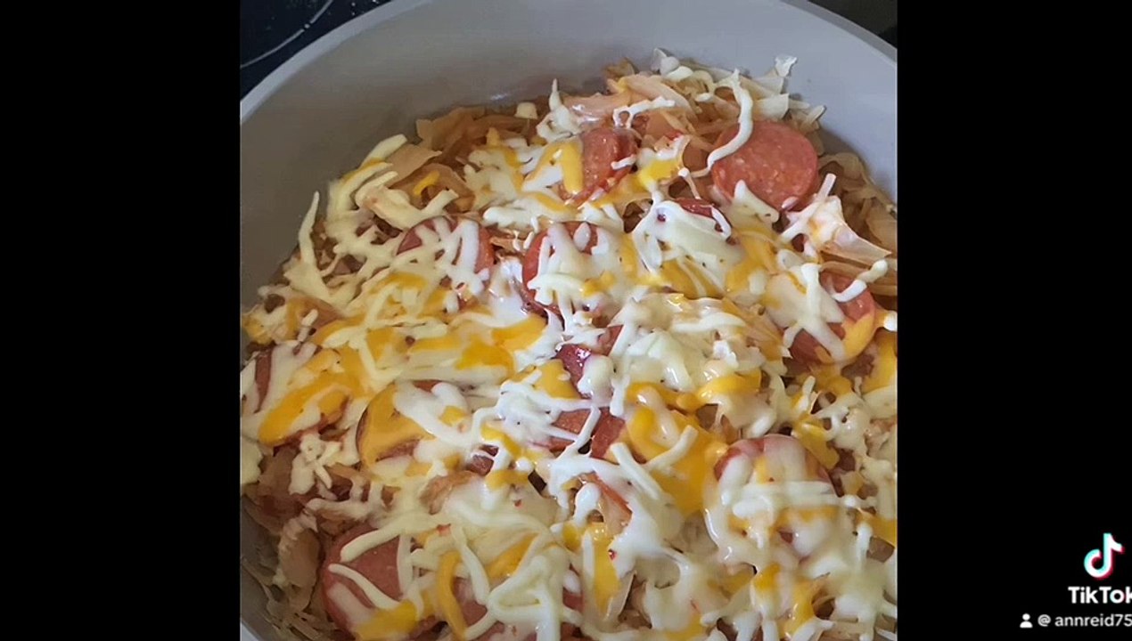Cabbage pizza