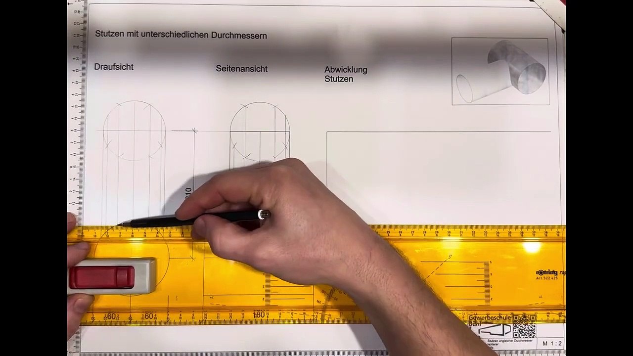 Stutzen ungleiche durchmesser