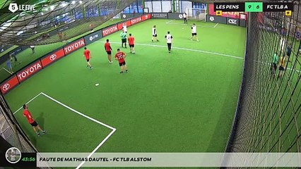 Faute de Mathias DAUTEL - FC TLB ALSTOM