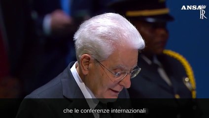 Onu, Mattarella: "Oggi l'obiettivo e' vincere tutti, insieme"