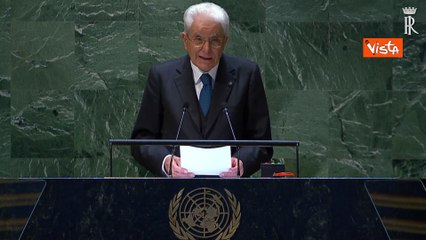 Mattarella all'Onu: "La Russia ha la responsabilit? di aver riportato la guerra in Europa"