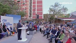 Feijóo pide el voto en Catalunya contra 