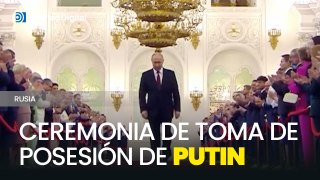 Putin toma posesión de su quinto mandato de seis años