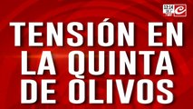 Máxima tensión e incidentes en la protesta de movimientos sociales frente a la Quinta de Olivos