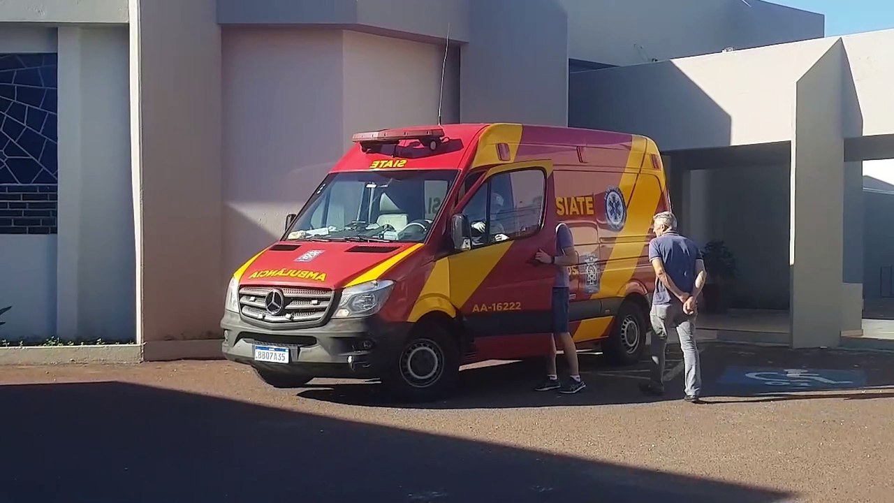 Siate é acionado para socorrer vítima ferida na Paróquia São José Operário
