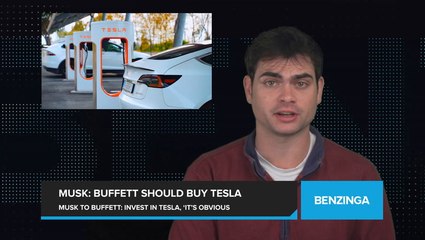 Download Video: Tesla CEO Elon Musk Says Warren Buffett Should Invest in Tesla Following Comments at Berkshire Hathaway Annual Meeting. 