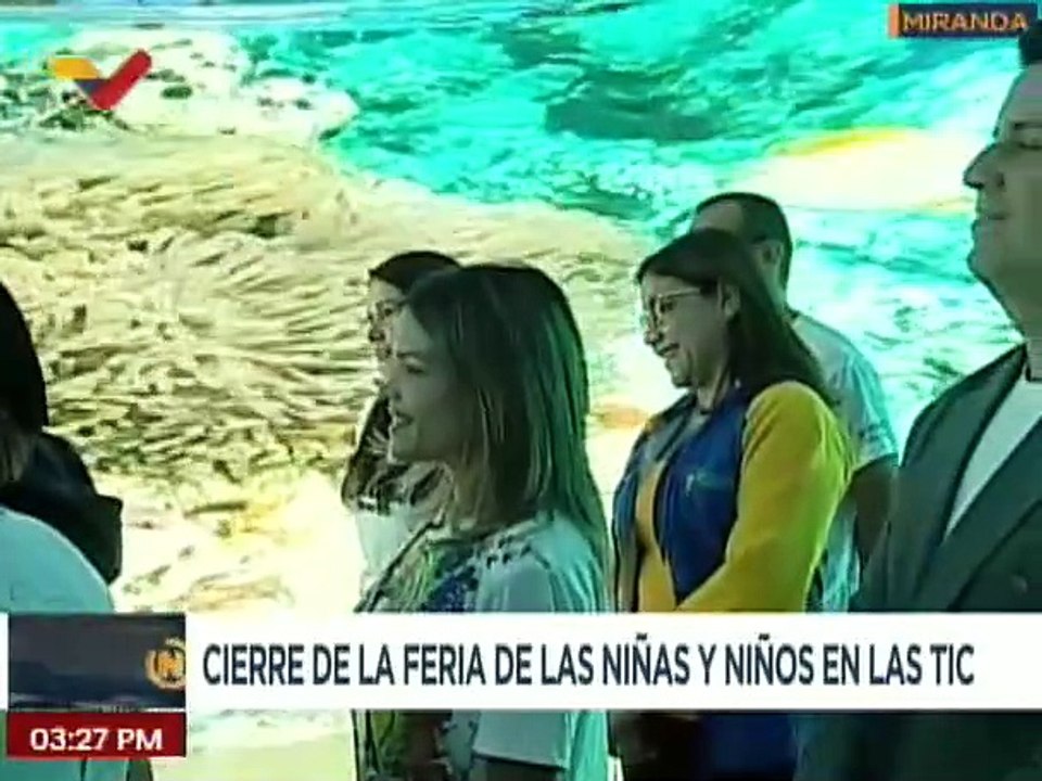 Autoridades Nacionales participan en la clausura de la Feria de las Niñas y Niños en las TIC