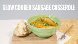 Slow Cooker Sausage Casserole | Recipe