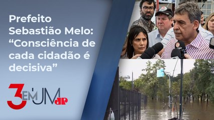 População de Porto Alegre enfrenta racionamento de água após enchentes no RS