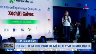 Libia Dennise García llama a defender la libertad de México y su democracia