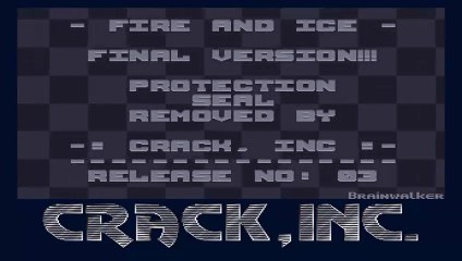 Amiga Cracktro - Fire and Ice by Crack Inc