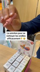 La solution pour se nettoyer les oreilles efficacement  (Note : Cette vidéo enregistrée à la Foire de Paris ne fait l’objet d’aucune contrepartie)