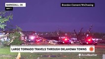 Survivors react to damage from deadly Oklahoma tornado