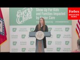 Arkansas Gov. Sarah Huckabee Sanders Speaks A National Foster Care Month Event