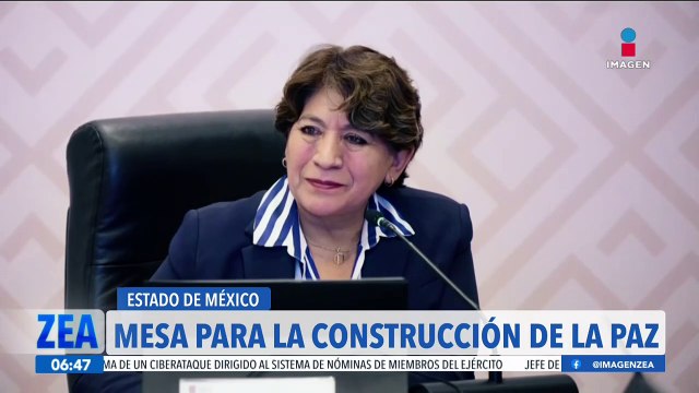 Delfina Gómez encabeza la Mesa de Coordinación para la Construcción de la Paz