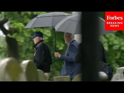 JUST IN: President Biden Departs Church In Wilmington, Delaware