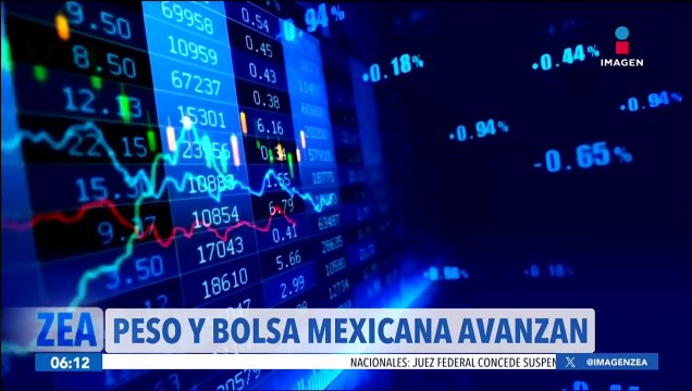 El peso y la Bolsa Mexicana de Valores (BMV) avanzan