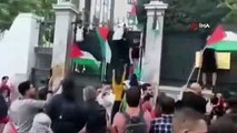Yunanistan'da Filistin'e destek gösteri! Polis göz yaşartıcı gazla müdahale etti