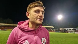 'It's only half-time' - Crawley Town defender Laurence Maguire after 3-0 win over MK Dons