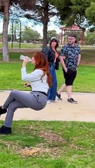 Un gars est tombé de son vélo 